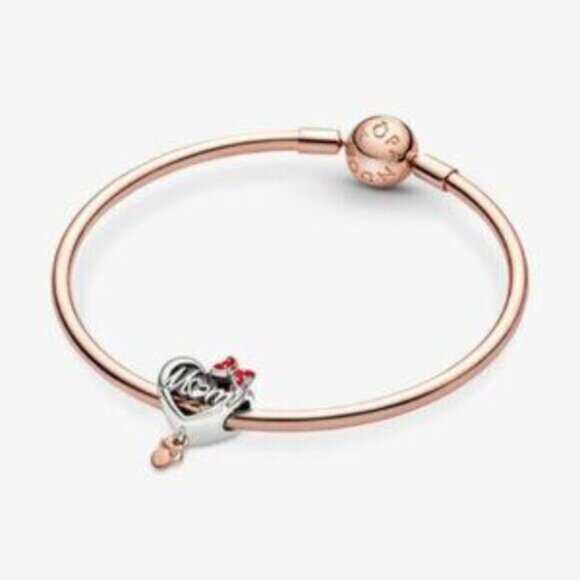 Pandora Minnie Mouse Mom Heart Charm - Picture 5 of 5